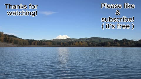 Kayaking Alder lake.
