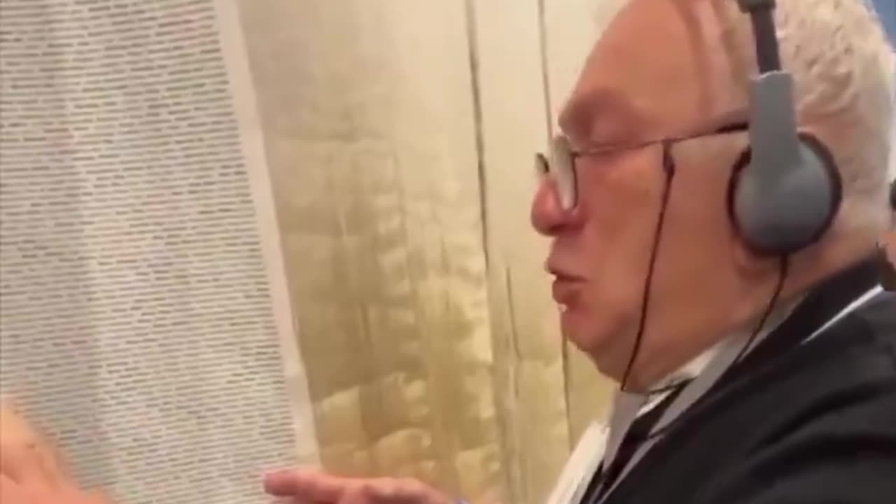 Man finds names of his family members who perished in the Holocaust at Auschwitz.