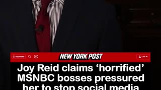 Joy Reid Says ‘Horrified’ MSNBC Bosses Wanted Her to Stop Tweeting Before She Was Fired