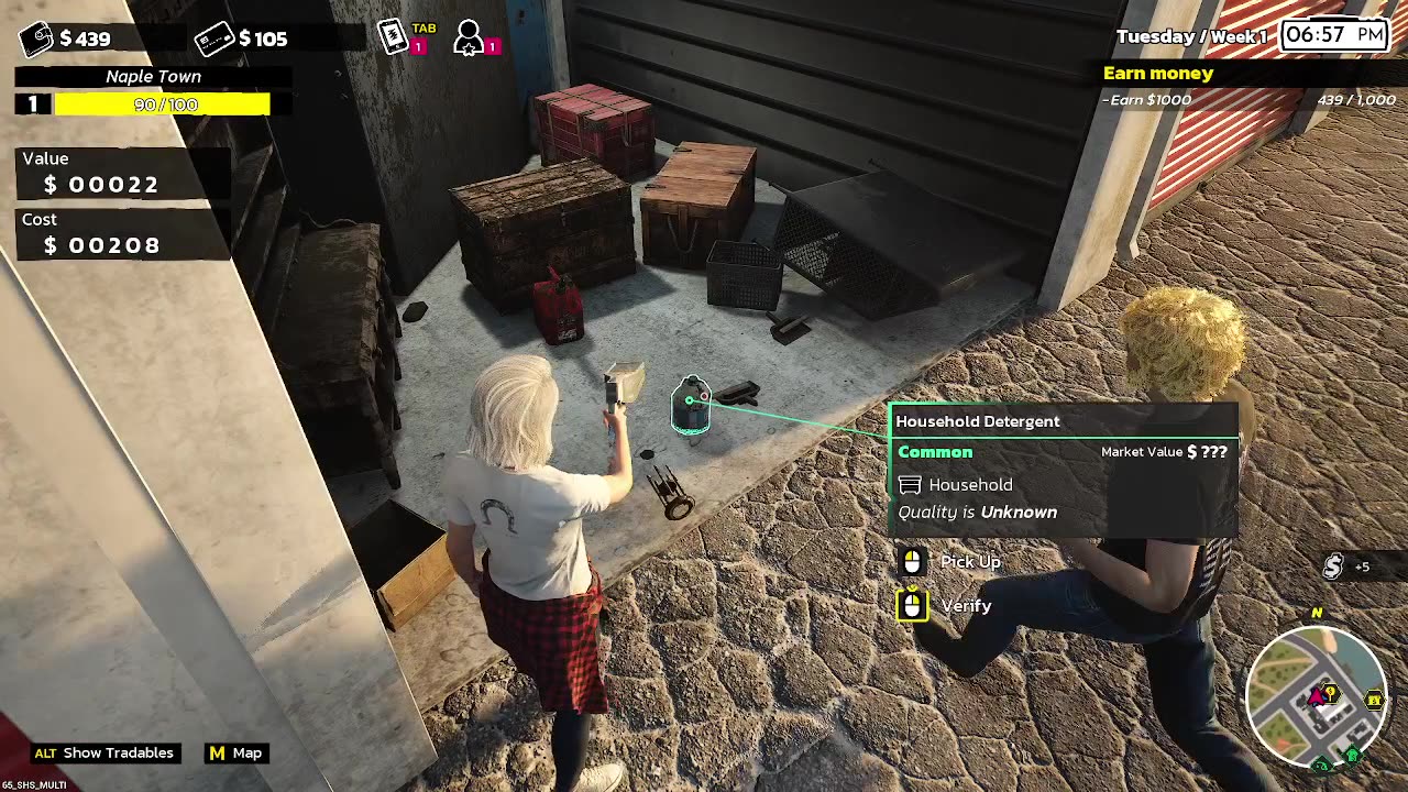 I played storage hunter Simulator with Grizzly!