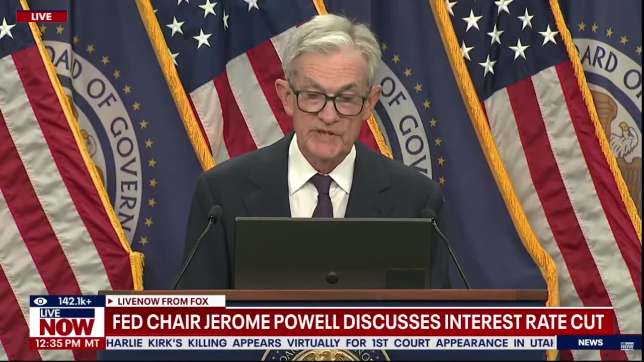 Abysmal interest rate cut of only 0.25 basis points - Jerome again blames President Trump's Tariffs