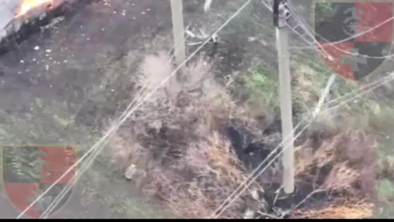Massive Russian Tank Encased in Layers of Armor is Set Alight(Incredible Footage)