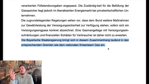 Bayern antwortet zur Gasmangellage in Bayern - die Antwort lässt tief blicken! Rettet euch!