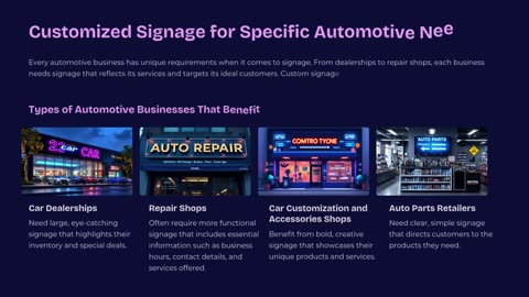 What Makes Automotive Signage Solutions Stand Out in Brendale