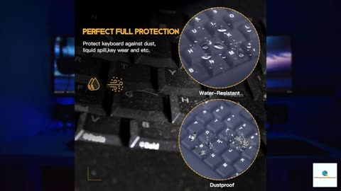 Universal Clear Waterproof Anti-Dust Silicone Keyboard Protector Cover Skin for Standard S