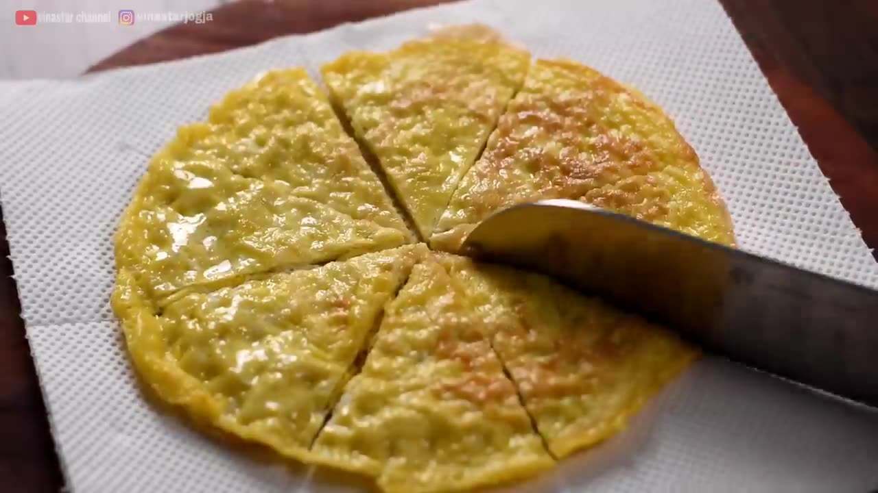 Egg crispy like fried chicken