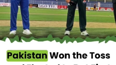 Pakistan won the toss and batting first against Afghanistan in the 1st T20 match of Triseries in Uae