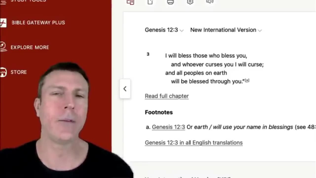 Mark Dice Reviews Genesis 12:3 and Discovers There is NO MENTION OF ‘ISRAEL’
