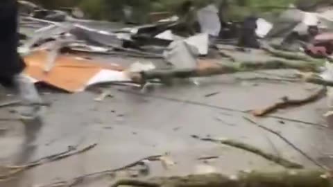 Video: Major damage in Puerto Varas, Chile after tornado struck the area.