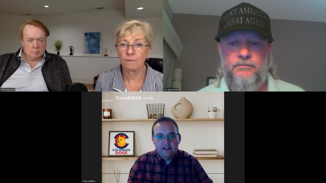 Colorado DOGE. The Chuck and Julie Show April 19, 2025
