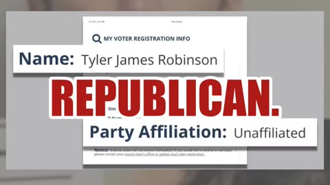 Fact Check: Charlie Kirk Shooting Suspect Tyler Robinson NOT Registered Republican -- Unaffiliated