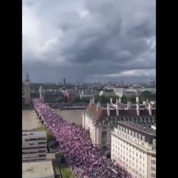 Incredible scenes in London today