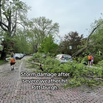Hundreds of thousands still without power after storm leaves trail of destruction in Pittsburgh area