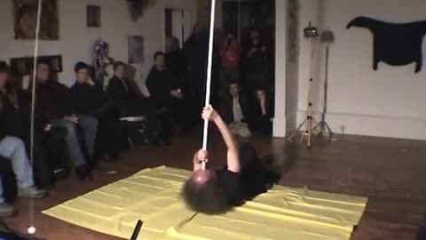 Milan Kohout, Antireligious Performance, New York, 2006