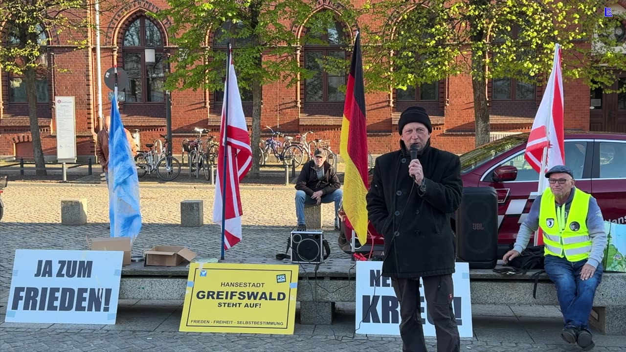 Greifswald - Jens - Eröffnung und seine Rede 05-05-2025