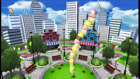 Wii Play: Motion - Cone Zone Scoop Mode