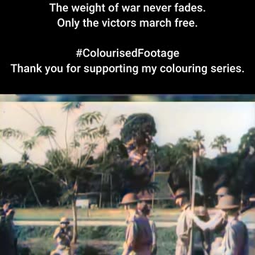 Mass Surrender of 80,000 Soldiers #ColourisedHistory