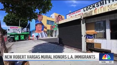 New mural in honors LA immigrants amid ICE raids