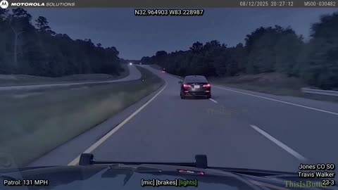 Woman leads GA deputies on 140-mph chase, uses blinker to follow move over law