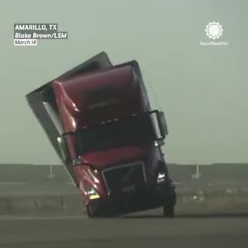 Shadow of Ezra - Extreme winds in Texas are flipping trucks, kicking up a dust storm, and ripping ap