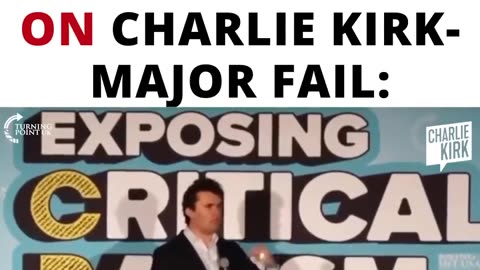 Charlie Kirk answers question regarding CRT