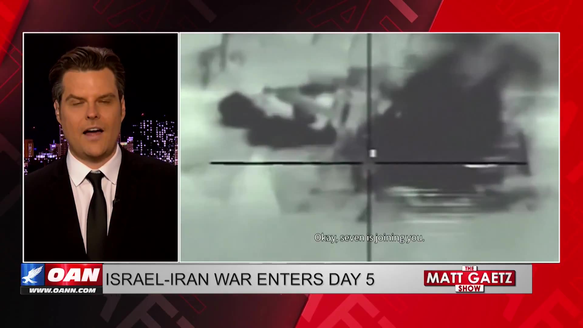 Matt Gaetz Says Israel Doesnt Care About Iranian Nukes, Just Regime Change