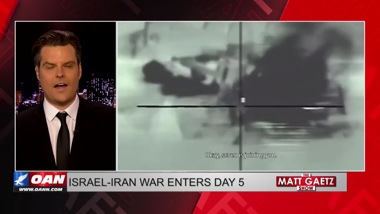 Matt Gaetz Says Israel Doesn't Care About Iranian Nukes, Just Regime Change