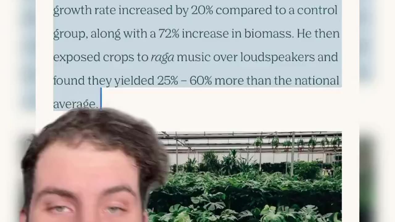 THIS GUY EXPLAINS HOW CERTAIN MUSIC HARMS PLANTS’ GROWTH & PRODUCTIVITY
