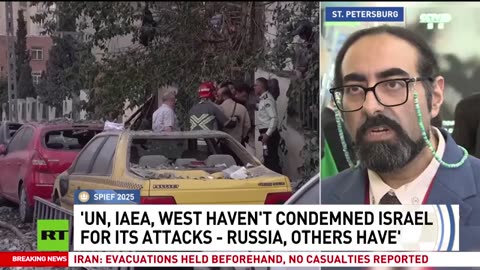 'West hasn't condemned israel, Russia and others did' — Abbas Mirzaei Ghazi SPIEF 2025 06/19 | If America doesn’t stop war will come on her soil