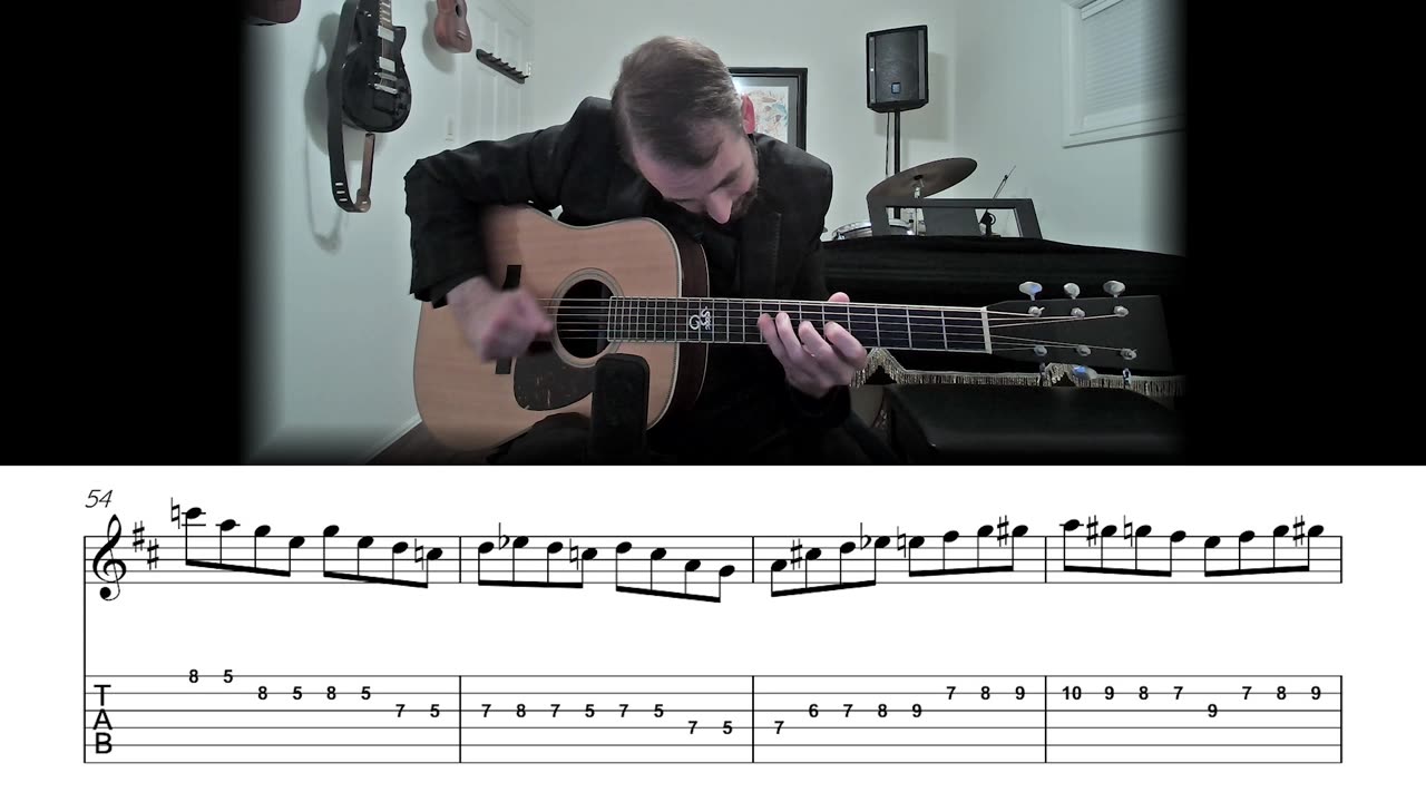 Cluck Old Hen - Bluegrass Flatpicking Guitar Lesson (Sheet Music + TAB)