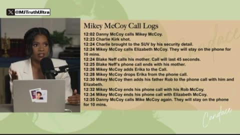 Erika Kirk Provided Mikey McCoy’s Call Logs to Candace Owens