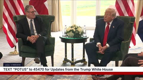President Trump Participates in a Bilateral Meeting with the Prime Minister of the United Kingdom