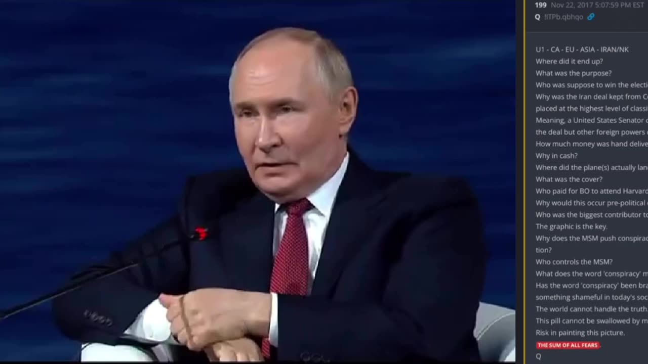 President Putin is asked about Ukraine using “Dirty Bomb” in Russia