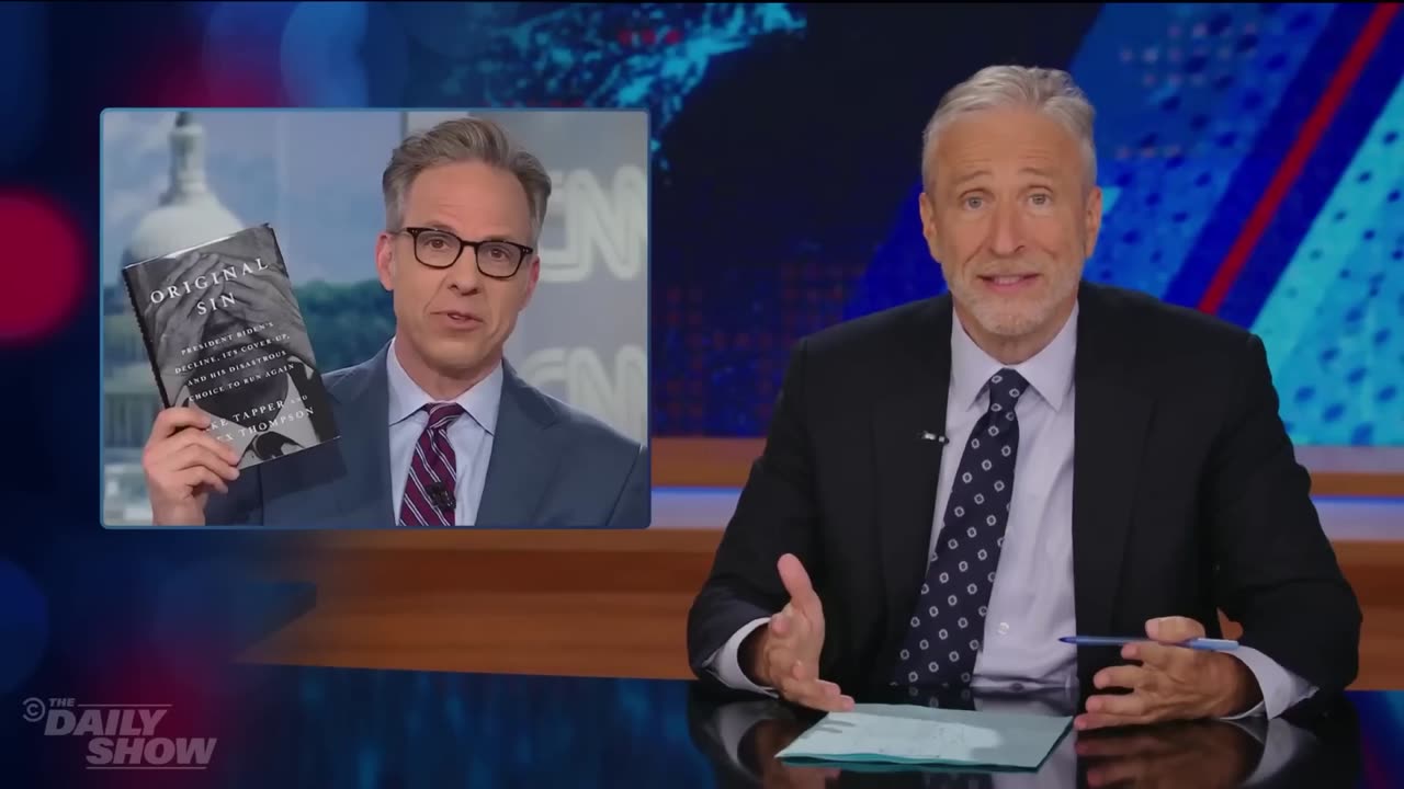 Jon Stewart Slams CNN’s “Bombshell” Biden Book Promo Amidst Cancer Diagnosis | The Daily Show