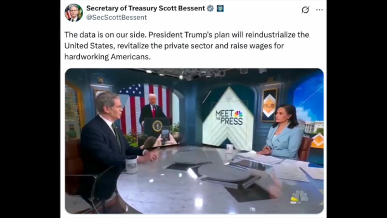 US Treasury Secretary Scott Bessent (X) : On Tariff