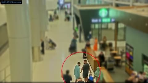 CCTV shows headbutt which sparked Manchester Airport police brawl, jury told