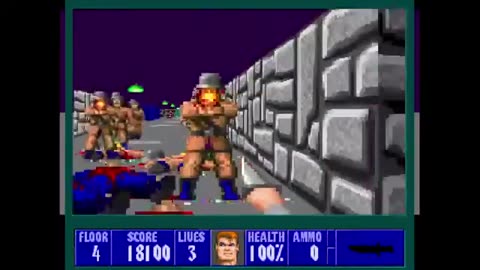 Wolfenstein 3D Demo Episode 1 Floor 4