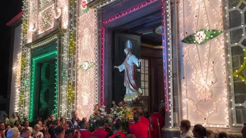 LIVE: Saida da imagem para despedida Sagrado Coração de Jesus Matriz Ribeira Grande - 09.09.2025