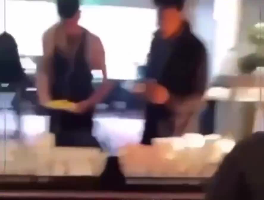 Illegals enjoying "buffets" paid by the British tax payers