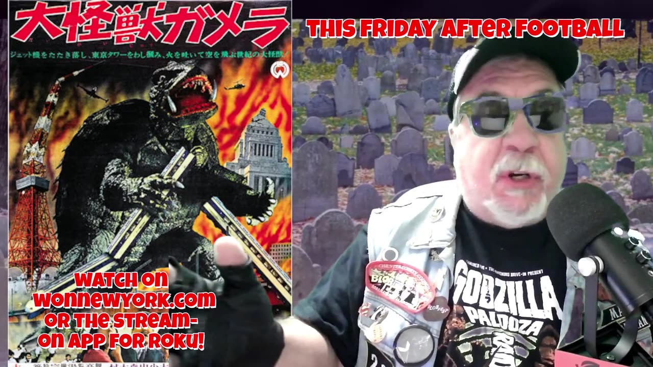 Cemetery Cinema Presents- PREVIEW GAMERA THE GIANT MONSTER!!!.