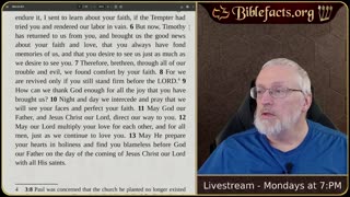Ken Johnson (Bible Facts) - Hebrew Thessalonians 3 - Timothy's Visit