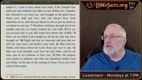 Ken Johnson (Bible Facts) - Hebrew Thessalonians 3 - Timothy's Visit