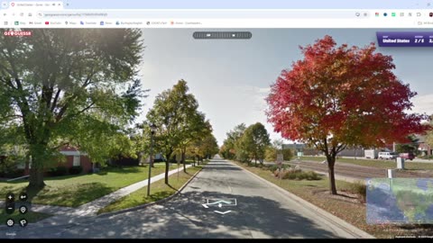 Guessing the other place in the backhalf of geoguessr