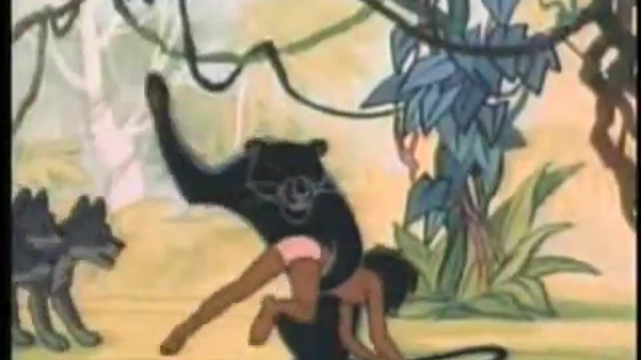 Bagheera spanks Maugli F/m