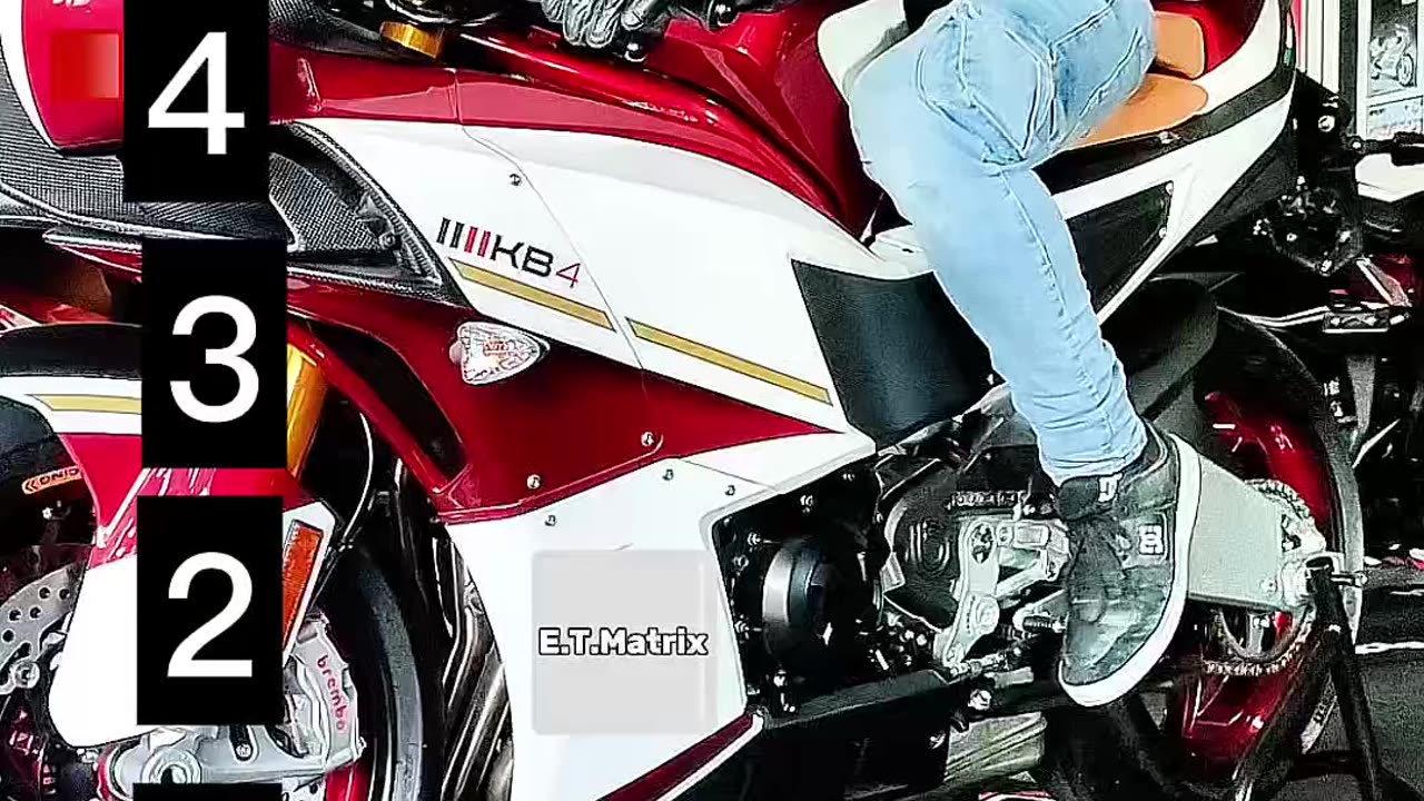 Maximum speed for each gear on a Bimota KB4