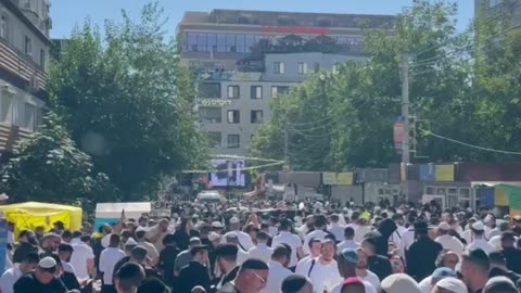 Thousands of Hasidic Jews Gather in the Ukrainian City of Uman for Pilgrimage Festival
