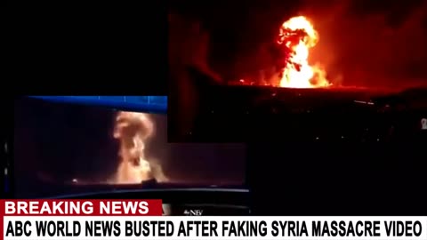 ABC WORLD NEWS BUSTED FAKING SYRIA MASSSACRE FOOTAGE