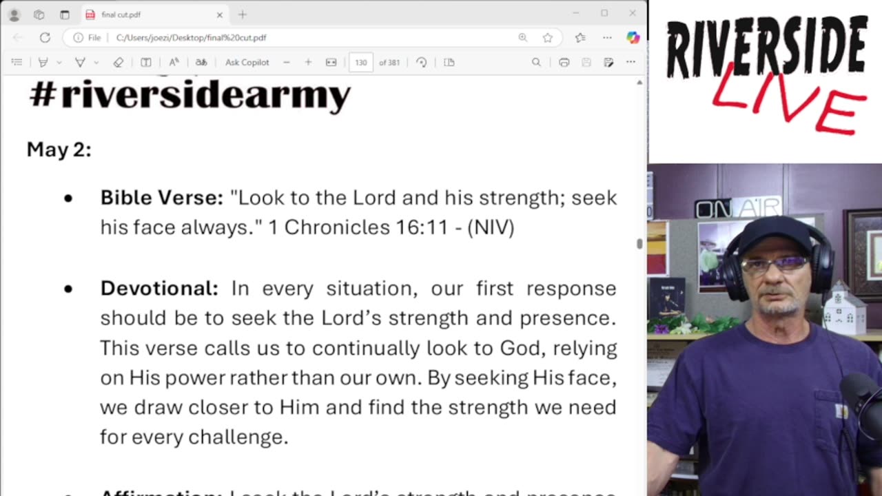 Riverside Morning Ammo Daily Devotional 5.2.25