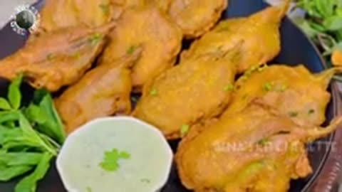 Iftar Special Recipe Palak Pakora _ Crispy Palak Pakora Ramadan Special _ Easy _ Quick poatao snack