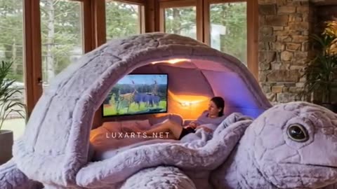 Giant Turtle Lounger Pod vibes 💕